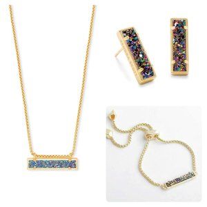 Kendra Scott Set Of 3 Multi Drusy